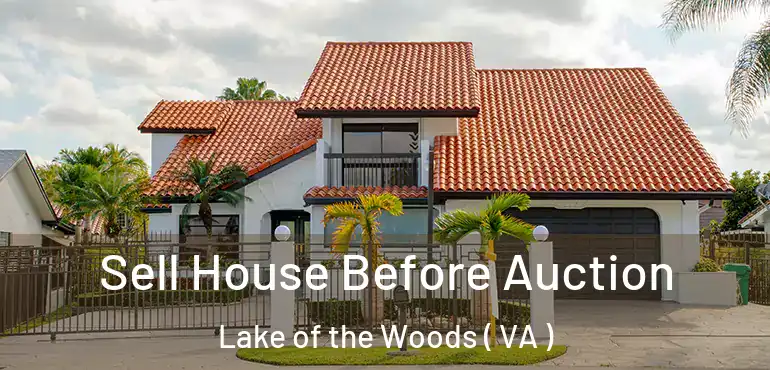  Sell House Before Auction Lake of the Woods ( VA )
