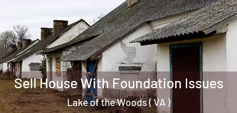  Sell House With Foundation Issues Lake of the Woods ( VA )
