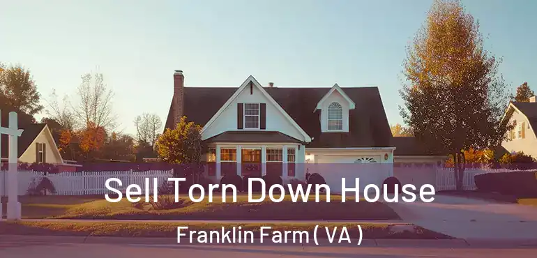  Sell Torn Down House Franklin Farm ( VA )